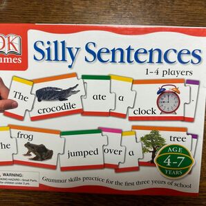 Silly Sentences カードゲーム ボードゲーム パズル 英語　幼児英語 知育玩具