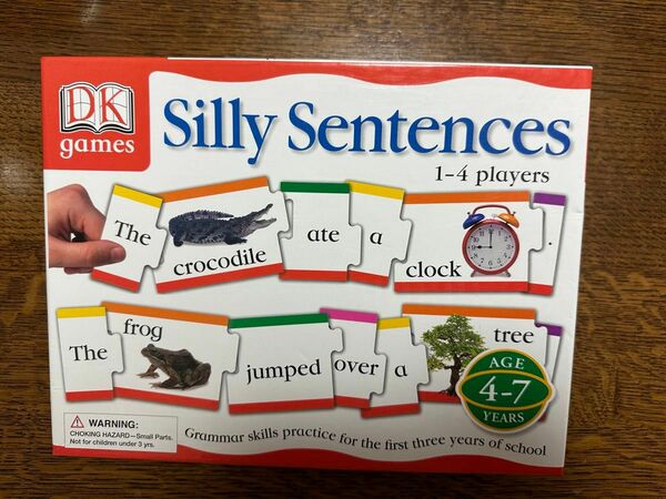 Silly Sentences カードゲーム ボードゲーム パズル 英語　幼児英語 知育玩具