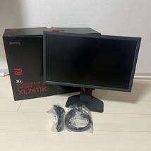 BenQ ZOWIE XL2411K ゲーミングモニター ベンキュー 24インチ Full HD/TN/144Hz/1ms/DyAc 2021年製 ジャンク_画像1