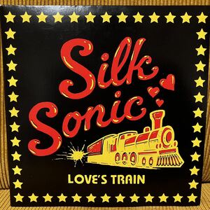 silk sonic love's train 7インチ ブルーノマーズ アンダーソンパーク Bruno Mars Anderson .Paak シルクソニック