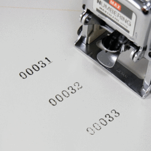 MAX マックス ナンバリング N-504 BB型 ５桁４様式 C字体 の画像5