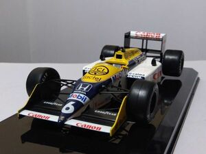 ★ウィリアムズ　ホンダ　FW11B　ネルソン・ピケ　1987　　　　1/24ディアゴスティーニF1コレクション★