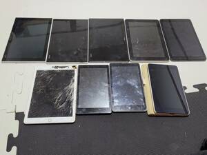 タブレット 9台 まとめ売り iPad 9.7inch SONY XPERIA lenovo Quatab huawei ジャンク 動作未確認 