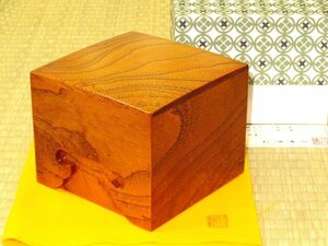 ^ pine . Kiyoshi . work island mulberry . lacquer finish four .. shogi piece box ^ paper box attaching / new goods 