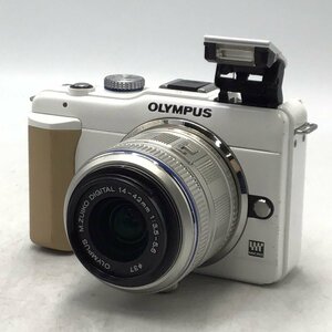 カメラ Olympus PEN E-PL1S / M.ZUIKO DIGITAL 14-42mm f3.5-5.6 ミラーレス一眼レフ セット品 現状品 [1575HJ]
