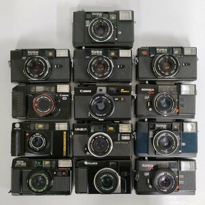 Konica C35EF / C35AF / Canon A35 Datelux / Autoboy 2QD 他 コンパクトフィルム 13点セット まとめ ●ジャンク品 [8591TMC]