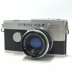 カメラ Olympus -PEN F / F.Zuiko Auto-S 38mm f1.8 一眼レフ セット品 ジャンク品 [8105KC]