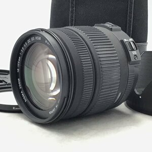 カメラ Sigma 18-125mm f3.8-5.6DC OS HSM ケース付き 一眼レフ レンズ 現状品 [8122KC]