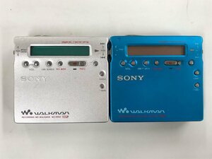 SONY MZ-R900 ソニー MDプレーヤー WALKMAN MDウォークマン 2点セット◆ジャンク品 [3428W]