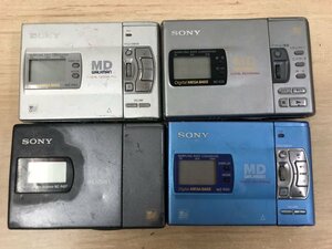 SONY MZ-R30 MZ-R4ST ソニー MDプレーヤー WALKMAN MDプレーヤー MDウォークマン 4点セット◆ジャンク品 [3504W]