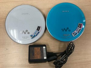 SONY D-NE730 ソニー CDウォークマン WALKMAN CDプレーヤー MP3対応 2点セット◆ジャンク品 [3491W]