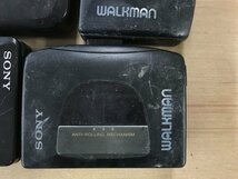 SONY WM-FX202 WM-EX102 他 ソニー カセットプレーヤー WALKMAN カセットプレーヤー ウォークマン 5点セット◆ジャンク品 [3613W]_画像5