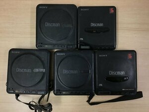 SONY D-66 D-11 D-22 他 ソニー CDプレーヤーディスクマン CDプレーヤー Discman 5点セット◆ジャンク品 [3642W]