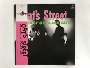 美品 LP / ブラック・キャッツ / CAT'S STREET / 帯付 [5934RR]