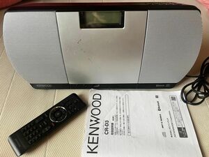 ジャンク美品 KENWOOD CR-D3 パーソナルCDシステム Bluetooth・NFC・USB接続　リモコン・取説付