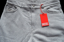 【正規品/新品】DIESEL ディーゼル スウェット・チノパンツ 灰 P-MACS 最高の履き心地/肌触り W31_画像2