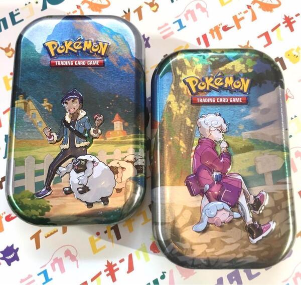 海外限定 ポケモン ホップ + ビート ミニ 缶