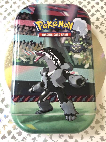 海外限定 ポケモン タチフサグマ ミニ 缶 tin