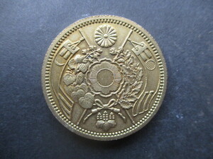  old two 10 jpy gold coin Meiji 10 year 
