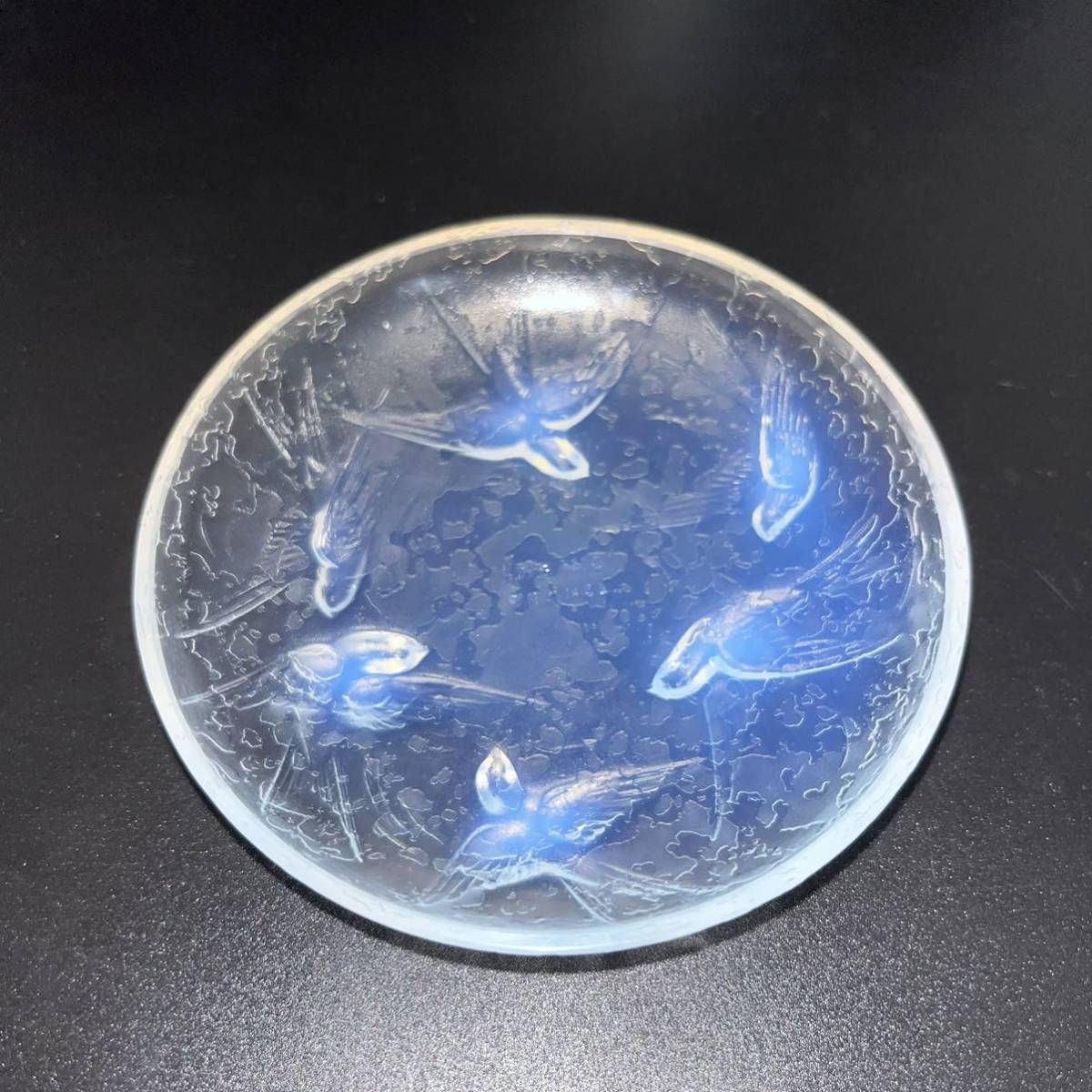 希少品』 サビノ オパールセントガラス ツバメ 12cmディッシュ 希少品』 サビノ オパールセントガラス ツバメ 12cmディッシュ