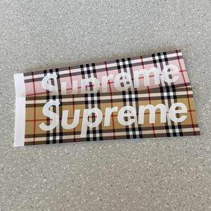 Supreme Burberry バーバリー BOXステッカー 2色セット