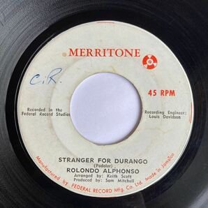 ROCKSTEADY 7 STRANGER FOR DURANGO - ROLAND ALPHONSO (MERRITONE)の画像1