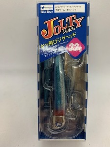 ブルーブルー　ジョルティかっ飛びジグヘッド　22g　＃01(ブルーブルー/クローム)　新品