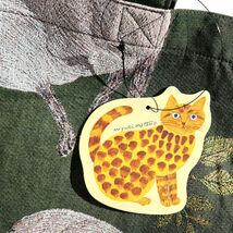 m.m 松尾ミユキ Matsuo Miyuki ゴブラン織り トートバッグ Matsuo Miyuki Rectangle tote bag Cat&Leaf ねこ 猫 110093_画像6