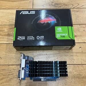 4516-2⑥ASUS NVIDIA GeForce GT730 DDR3 2GB　グラフィックボード　PCパーツ