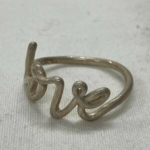 4623-1I　Tiffany＆Co. 　ティファニー　Love　ラブ　指輪　リング　SILVER925　シルバー　アクセサリー