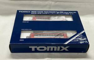 4794-1HP　TOMIX　トミックス　98006 箱根登山鉄道 2000形サン・モリッツ号(アレグラ塗装) セット　Nゲージ　鉄道模型