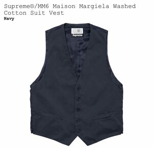 Supreme/MM6 Maison Margiela Washed Cotton Suit Vest 