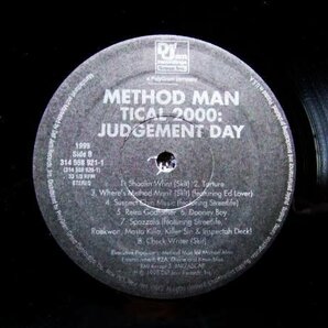 シュリンク付！US盤！2枚組LP★METHOD MAN/TICAL 2000:JUDGEMENT DAY★90年代 ヒップホップクラシック！の画像6