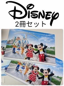 ディズニー　Disney　2024 カレンダー　壁掛　2冊セット　オリエンタルランド　ミッキー　