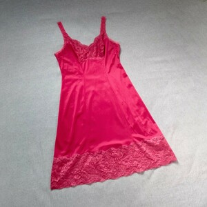  France old clothes Cami One-piece valisere race red red Trend piling put on Layered Ran Jerry night dress slip camisole 