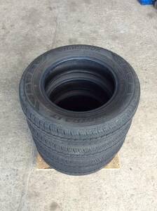 【バリ溝中古 夏タイヤ 】155/80R14 88/86N ハンコック製 VanTRA LT 4本セット