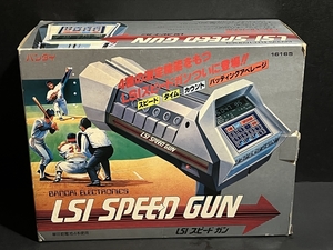  Bandai LSI Speed gun baseball speed measuring instrument abere-ji.. Showa Retro 