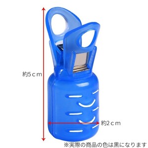 エギホルダー エギカバー 10個セット エギケース エギング 黒 ブラック 収納 カラビナ付き ヤリイカ アオリイカ 釣り フックカバー Lの画像4