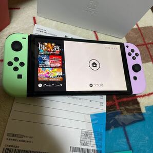 512GB付き Nintendo Switch ニンテンドースイッチ 本体 有機ELモデル Joy-Con(L)/(R) ほぼ新品ですの画像3