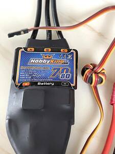 １度試し使用 HobbyKing ホビーキング 70-80A 2-7S UBEC 5A ブラシレス ESC アンプ 