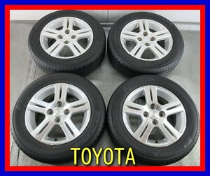 ■中古タイヤホイール■　TOYOTA パッソ純正アルミホイール 14インチ 5J +40 4H 100 YOKOHAMA BluEarth 175/65R14 82S 送料無料 K229