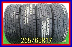 ■中古タイヤ■　265/65R17 112Q GOODYEAR iCENAVI SUV 4WD ランドクルーザー プラド等 冬タイヤ スタッドレス 激安 送料無料 B501