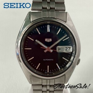 【可動品】SEIKO5 セイコーファイブ オートマチック デイデイト 7S26‐6000　ヴィンテージ　2000年、2010年、2020年8月に製造。