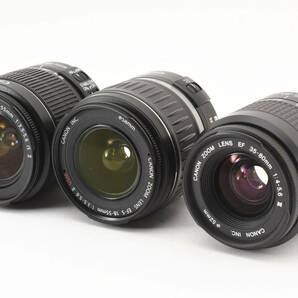 ★訳あり特上品★ キャノン CANON EF 35-80mm III /EF-S 18-55mm USM II /18-55mm IS II ★3個まとめ★ #0804 #30758 #0809の画像1