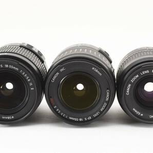 ★訳あり特上品★ キャノン CANON EF 35-80mm III /EF-S 18-55mm USM II /18-55mm IS II ★3個まとめ★ #0804 #30758 #0809の画像2