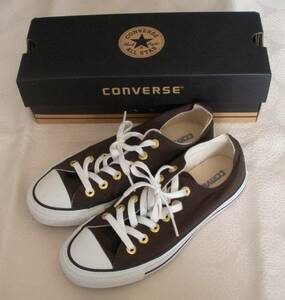 【CONVERSE★コンバース】オールスターフラットアイレッツOXブラウン23.5㎝