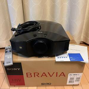 SONY BRAVIA HW VPL-HW10/J ビデオプロジェクター　ソニー　ブラビア　点灯時間500時間未満　VPL-HW10 リモコン付