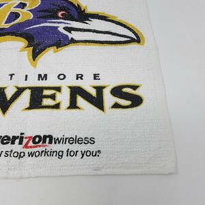 Baltimore Ravens NFL M&T Bank Stadium Rally Towel Verizon Sponsor 18x15 海外 即決