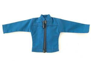 SU-JK-CA: 1/12 Blue Zipper Jacket for Mezco One:12, Marvel Legends (No Figure) 海外 即決