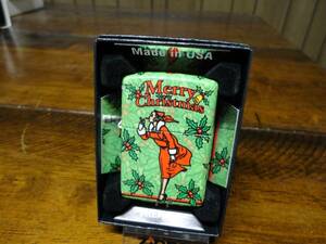 WINDY MERRY CHRISTMAS TREE HOLLY FLAME 540 DESIGN ZIPPO LIGHTER MINT IN BOX 2023 海外 即決